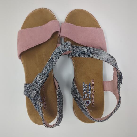 Bobs Skechers Desert Kiss Cactus Rose Womens Size 10 - Picture 6 of 9